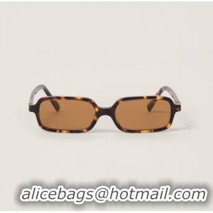 Promotional Miu Miu Regard Sunglasses 5698 Camel Beige Lenses
