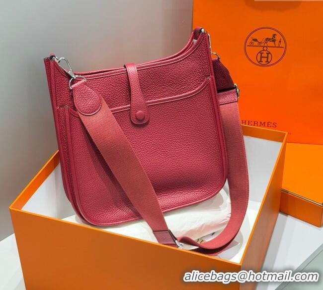 New Design Hermes Evelyne Bag 29cm in Togo Calfskin Leather HB29 Stone Red 2025
