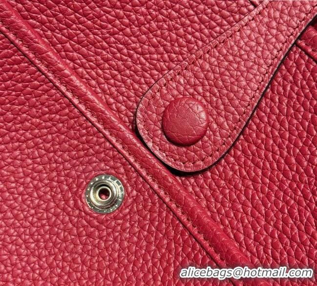 New Design Hermes Evelyne Bag 29cm in Togo Calfskin Leather HB29 Stone Red 2025