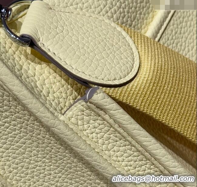 Luxury Discount Hermes Evelyne Bag 29cm in Togo Calfskin Leather HB29 Milton Yellow 2025