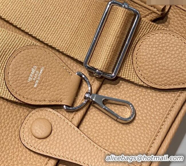 Best Quality Hermes Evelyne Bag 29cm in Togo Calfskin Leather HB29 Milk Tea Beige 2025