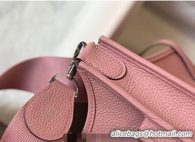Good Taste Hermes Evelyne Bag 29cm in Togo Calfskin Leather HB29 Cream Shake Pink 2025