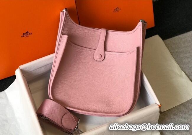 Good Taste Hermes Evelyne Bag 29cm in Togo Calfskin Leather HB29 Cream Shake Pink 2025