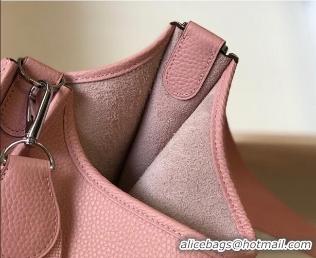 Good Taste Hermes Evelyne Bag 29cm in Togo Calfskin Leather HB29 Cream Shake Pink 2025