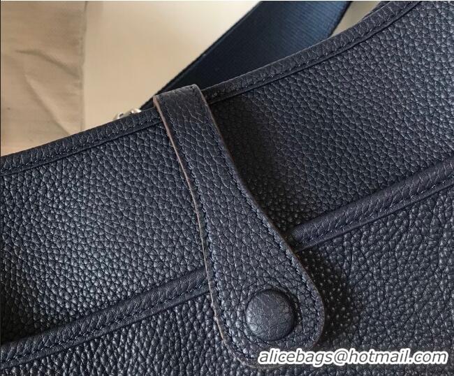 Good Product Hermes Evelyne Bag 29cm in Togo Calfskin Leather HB29 Stone Blue 2025