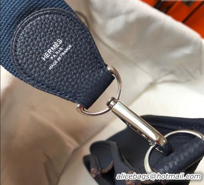 Good Product Hermes Evelyne Bag 29cm in Togo Calfskin Leather HB29 Stone Blue 2025