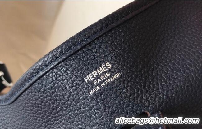 Good Product Hermes Evelyne Bag 29cm in Togo Calfskin Leather HB29 Stone Blue 2025