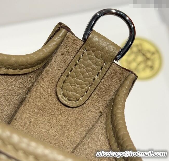 Promotional Hermes Evelyne Mini Bag 18cm in Togo Calfskin Leather 8144 Alpha Beige 2025