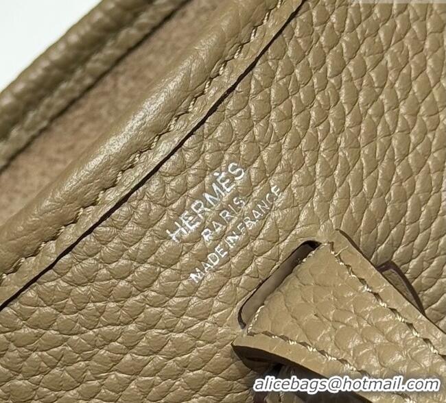 Promotional Hermes Evelyne Mini Bag 18cm in Togo Calfskin Leather 8144 Alpha Beige 2025