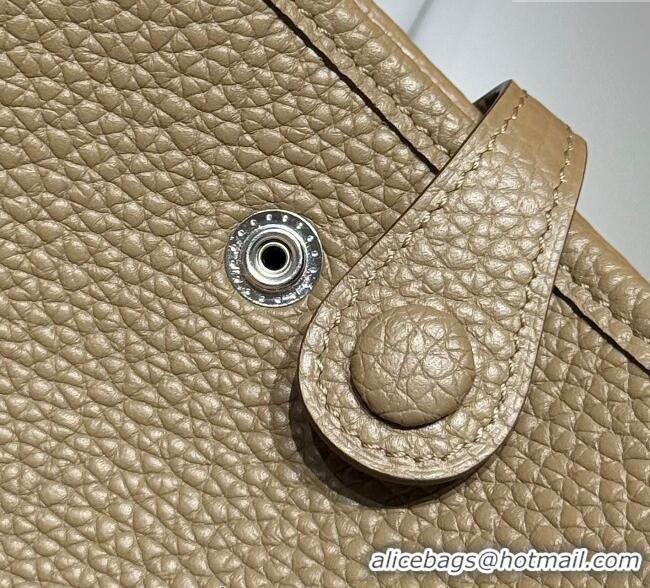 Promotional Hermes Evelyne Mini Bag 18cm in Togo Calfskin Leather 8144 Alpha Beige 2025