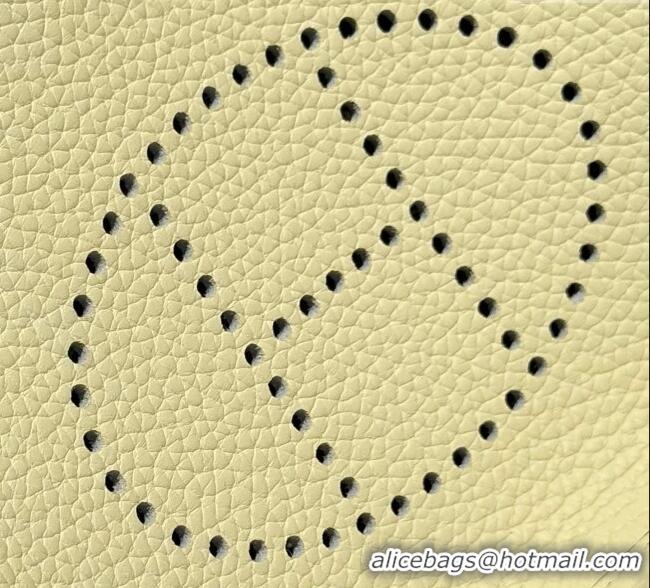 Famous Brand Hermes Evelyne Mini Bag 18cm in Togo Calfskin Leather 8144 Milton Yellow 2025