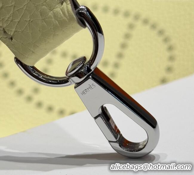 Famous Brand Hermes Evelyne Mini Bag 18cm in Togo Calfskin Leather 8144 Milton Yellow 2025