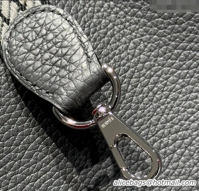 Pretty Style Hermes Evelyne Mini Bag 18cm in Togo Calfskin Leather 8144 Graphite Grey 2025