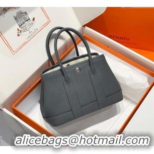 Best Product Hermes Garden Party Mini Bag 23cm in Germany Leather H9042 Slate Grey 2025