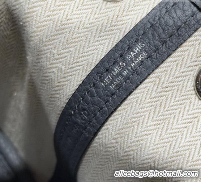 Best Product Hermes Garden Party Mini Bag 23cm in Germany Leather H9042 Slate Grey 2025