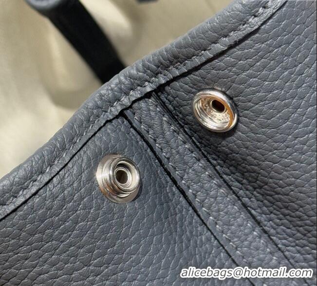 Best Product Hermes Garden Party Mini Bag 23cm in Germany Leather H9042 Slate Grey 2025