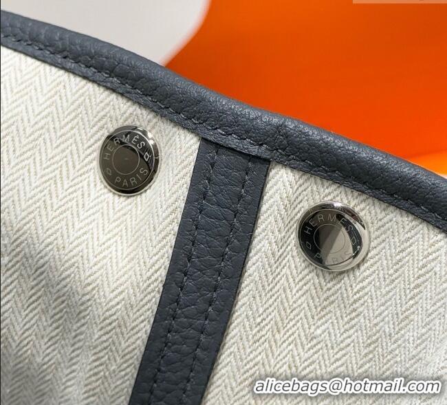 Best Product Hermes Garden Party Mini Bag 23cm in Germany Leather H9042 Slate Grey 2025