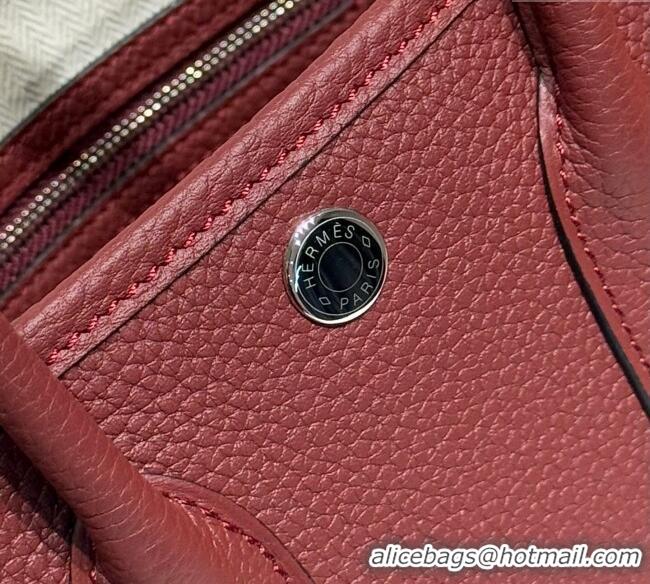 Traditional Specials Hermes Garden Party Mini Bag 23cm in Germany Leather H9042 HERMES Red 2025