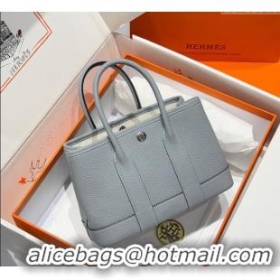 Top Grade Hermes Garden Party Mini Bag 23cm in Germany Leather H9042 Puppet Grey 2025