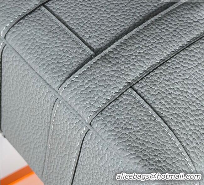Top Grade Hermes Garden Party Mini Bag 23cm in Germany Leather H9042 Puppet Grey 2025