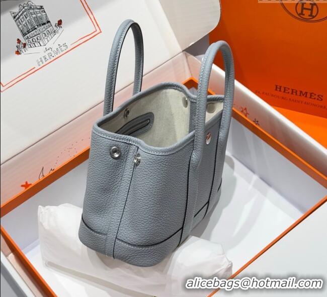 Top Grade Hermes Garden Party Mini Bag 23cm in Germany Leather H9042 Puppet Grey 2025