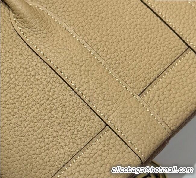 New Fashion Hermes Garden Party Mini Bag 23cm in Germany Leather H9042 Alpha Beige 2025