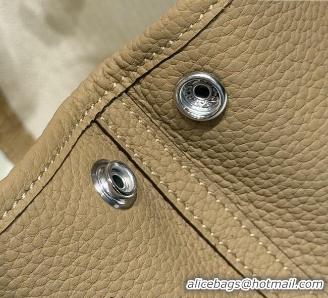 New Fashion Hermes Garden Party Mini Bag 23cm in Germany Leather H9042 Alpha Beige 2025