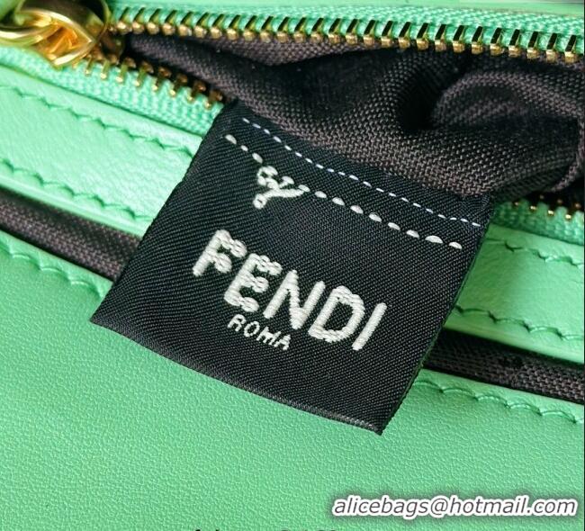 Promotional Fendi Baguette Medium Nappa Leather Bag 0135M Light Green 2025