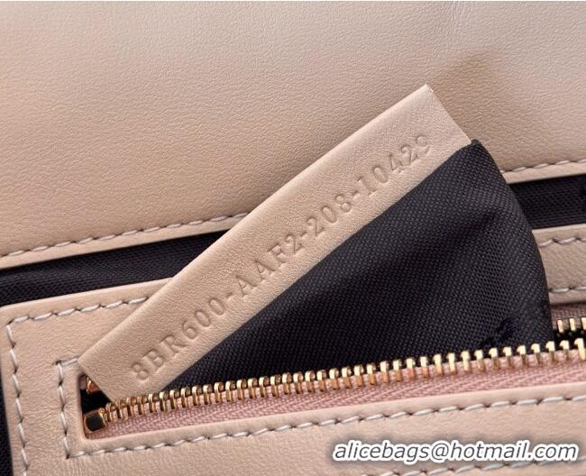 Big Discount Fendi Baguette Medium Nappa Leather Bag 0135M Nude Pink 2025
