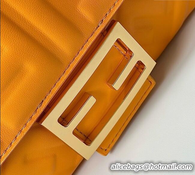 Trendy Design Fendi Baguette Medium Nappa Leather Bag 0135M Light Orange 2025