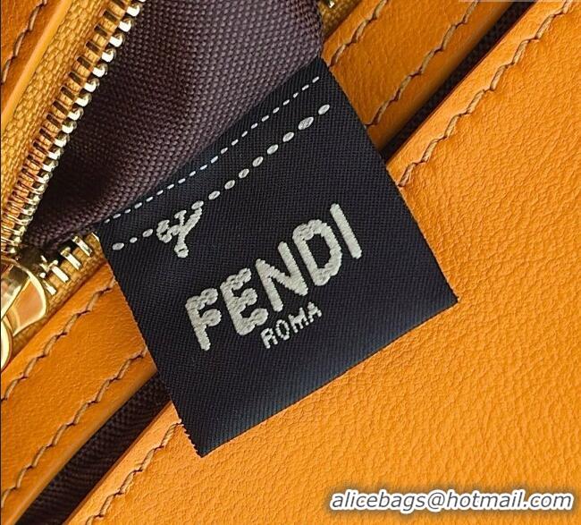 Trendy Design Fendi Baguette Medium Nappa Leather Bag 0135M Light Orange 2025