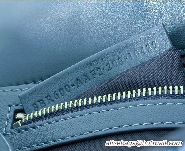 Buy Cheap Fendi Baguette Medium Nappa Leather Bag 0135M Denim Blue 2025