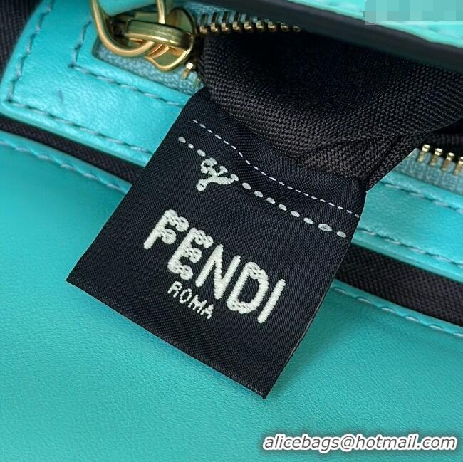 Unique Grade Fendi Baguette Medium Nappa Leather Bag 0135M Bright Blue 2025