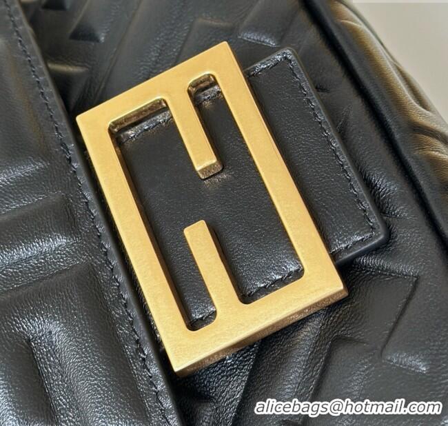 Trendy Design Fendi Baguette Mini Nappa Leather Bag 0135S Black 2025