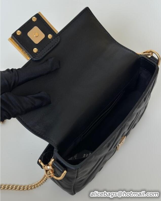 Trendy Design Fendi Baguette Mini Nappa Leather Bag 0135S Black 2025