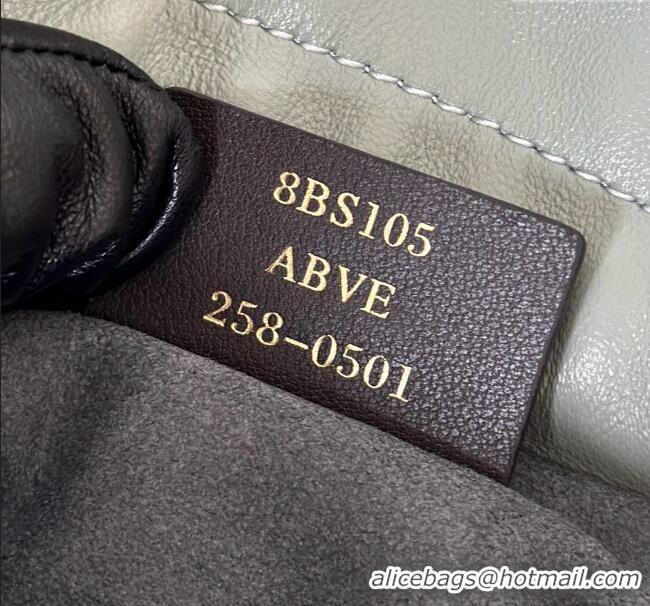 Super Quality Fendi Mamma Baguette Small Bag in Nappa Leather 8677S Light Grey 2025