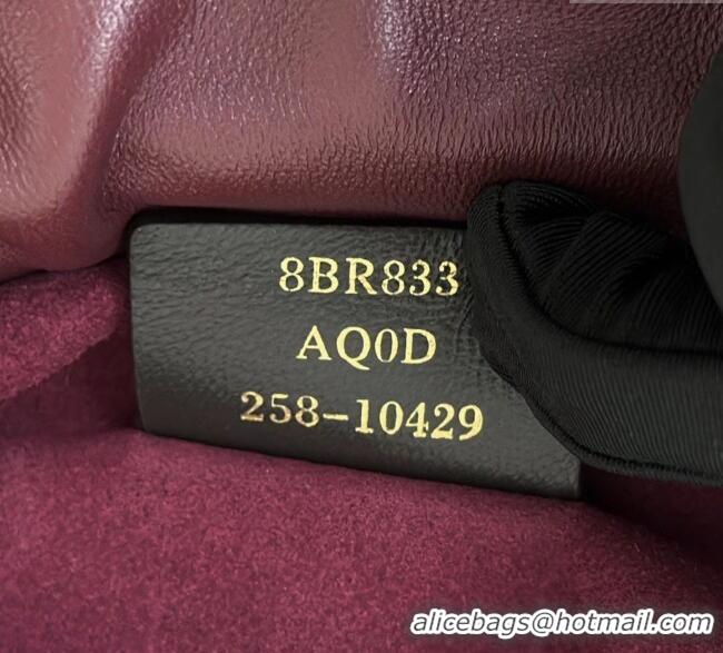 Famous Brand Fendi Mamma Baguette Large Bag in Nappa Leather 8677L Dark Burgundy 2025