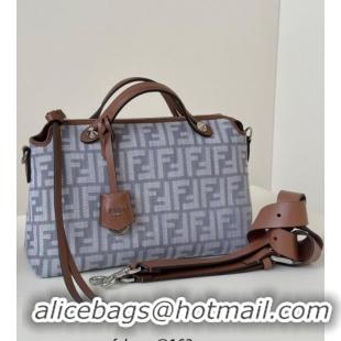 New Fashion Fendi By The Way Selleria Medium Bag in Blue denim-effect FF jacquard 8665M 2025