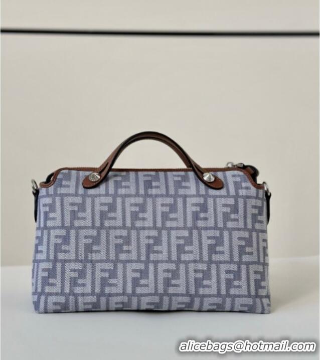 New Fashion Fendi By The Way Selleria Medium Bag in Blue denim-effect FF jacquard 8665M 2025