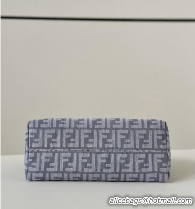 New Fashion Fendi By The Way Selleria Medium Bag in Blue denim-effect FF jacquard 8665M 2025