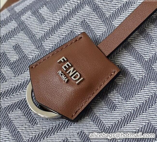 New Fashion Fendi By The Way Selleria Medium Bag in Blue denim-effect FF jacquard 8665M 2025