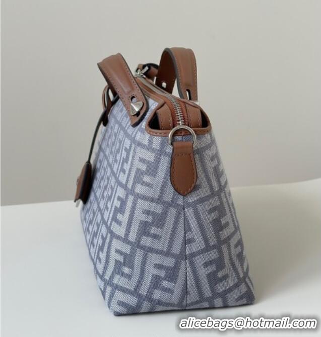 New Fashion Fendi By The Way Selleria Medium Bag in Blue denim-effect FF jacquard 8665M 2025