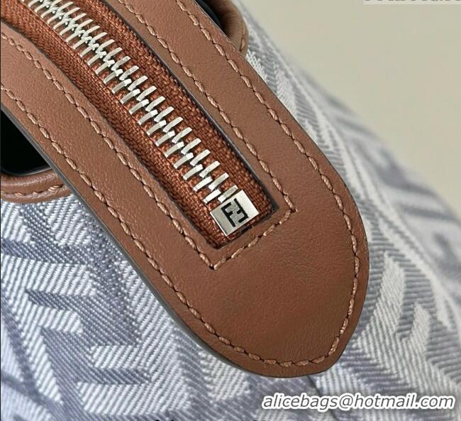 New Fashion Fendi By The Way Selleria Medium Bag in Blue denim-effect FF jacquard 8665M 2025