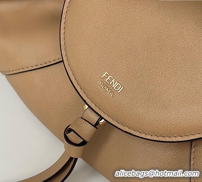 New Cheap Fendi Spy Small Bag in Leather 80888S Beige 2025