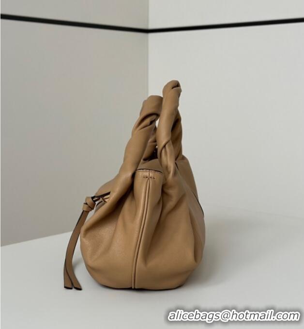 New Cheap Fendi Spy Small Bag in Leather 80888S Beige 2025