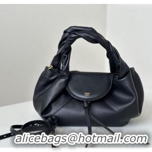 Pretty Style Fendi Spy Small Bag in Leather 80888S Black 2025