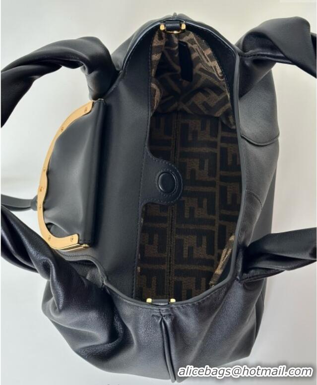 Pretty Style Fendi Spy Small Bag in Leather 80888S Black 2025