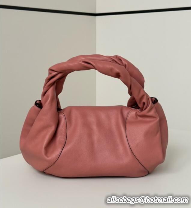 Top Grade Fendi Spy Small Bag in Leather 80888S Dusty Pink 2025