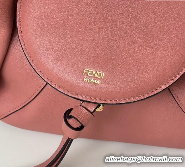 Top Grade Fendi Spy Small Bag in Leather 80888S Dusty Pink 2025