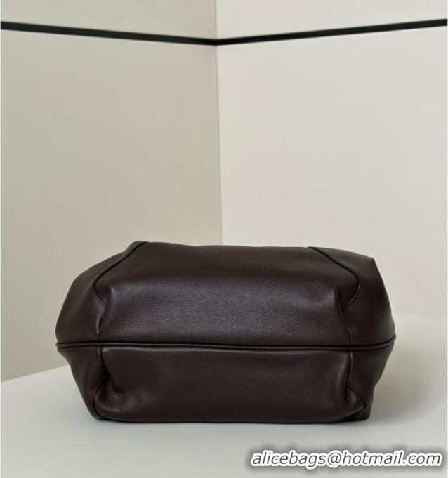 Best Price Fendi Spy Small Bag in Leather 80888S Dark Brown 2025